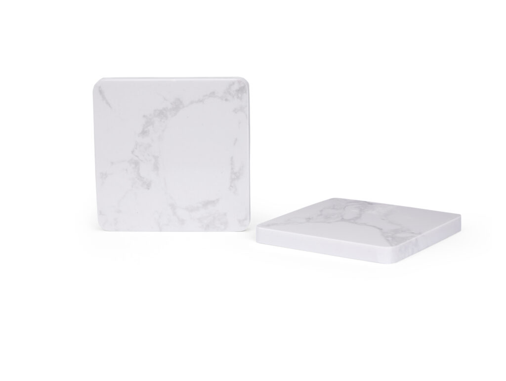CARRARA - Giftology Set of 2 Marble Coasters
