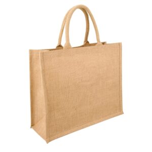 Eco-neutral Jute Shopping Bag - Horizontal