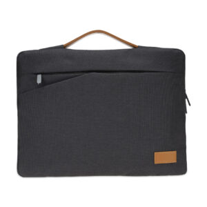 SALCEA - Santhome® 15" Laptop Sleeve - Black/Tan